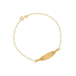Pulseira Chapinha Oval Infantil