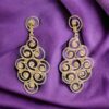 Par de Brincos Espiral com Brilhantes