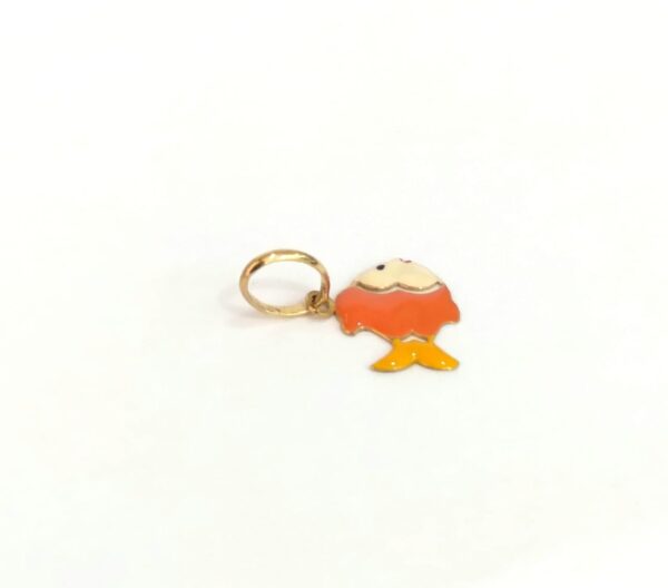 Pingente Peixe Esmaltado Dupla Face - Image 4