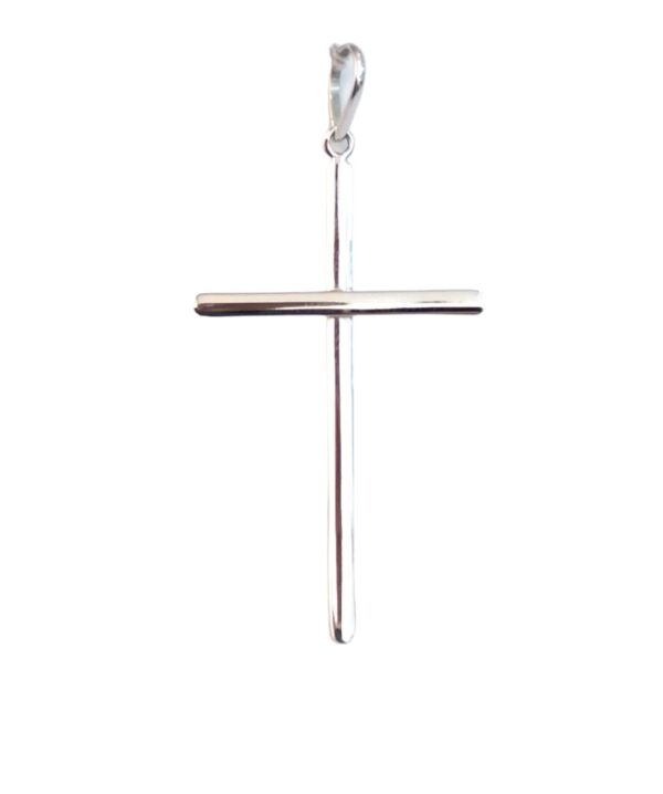 Cruz Ouro Branco 18K - Image 2