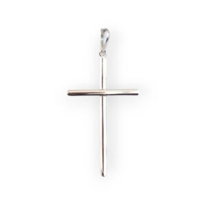 Cruz Ouro Branco 18K