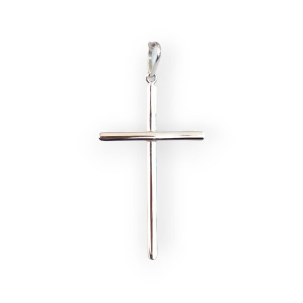 Cruz Ouro Branco 18K