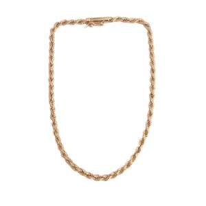 Pulseira Cordão Baiano Ouro Rosê