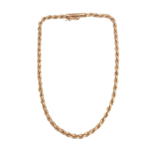 Pulseira Cordão Baiano Ouro Rosê