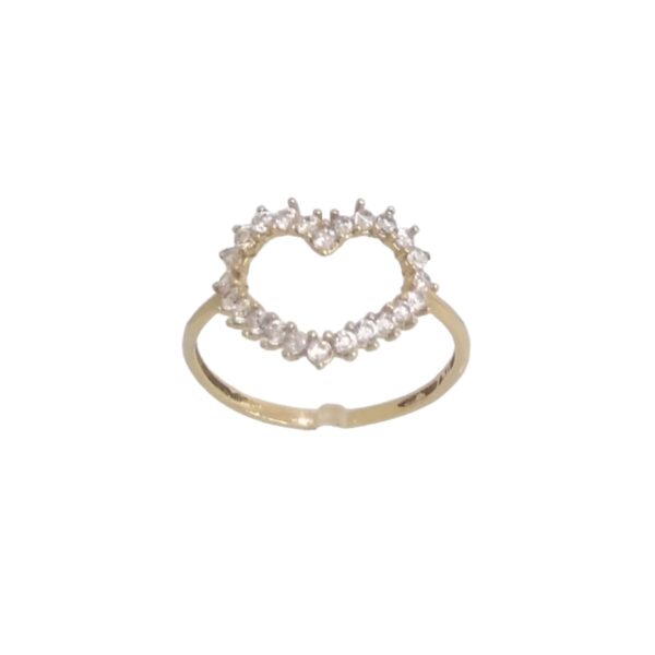 Anel Coração Zirconia - Image 2
