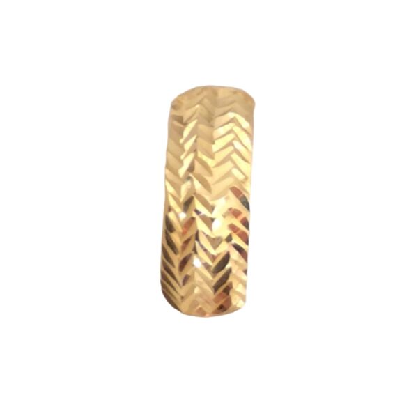 Par de Brincos Meia Argola Zig Zag - Image 3