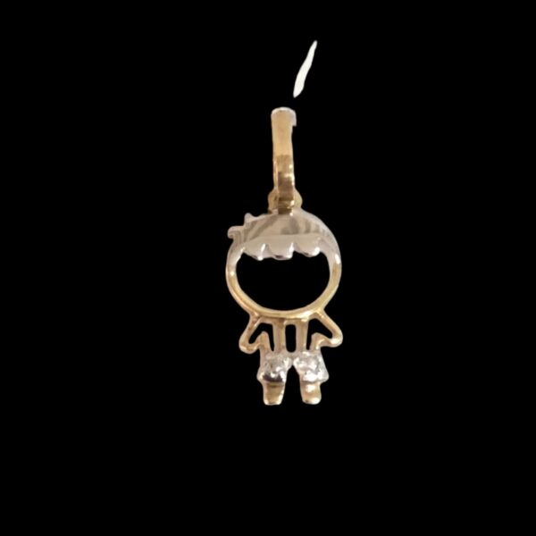 Pingente Boneco c/ Ródio - Image 3