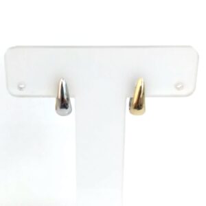 Par de Brincos Argola Gota 2 Cores