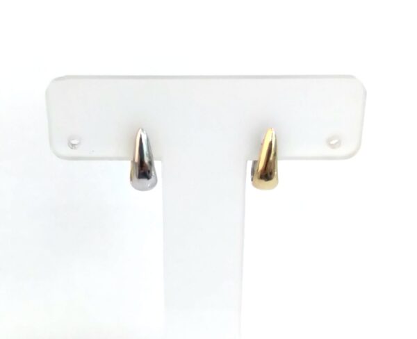 Par de Brincos Argola Gota 2 Cores