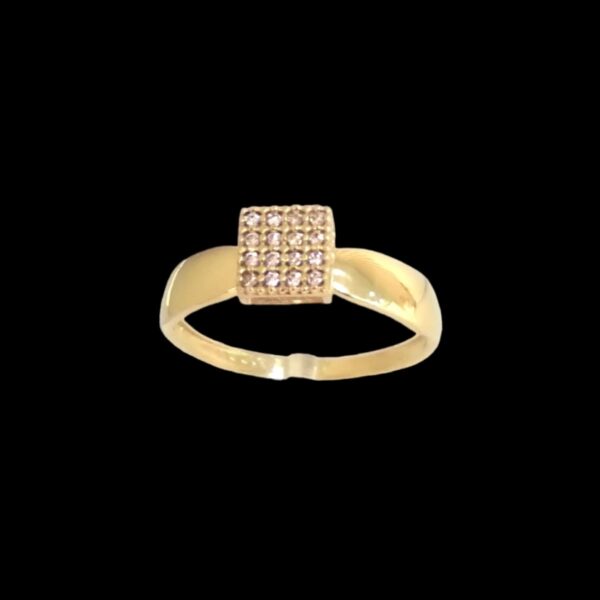 Anel chuveiro quadrado zirconia - Image 4