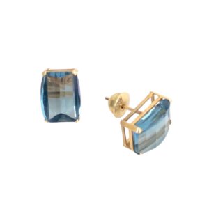 Par de Brincos Galeria Zirconia