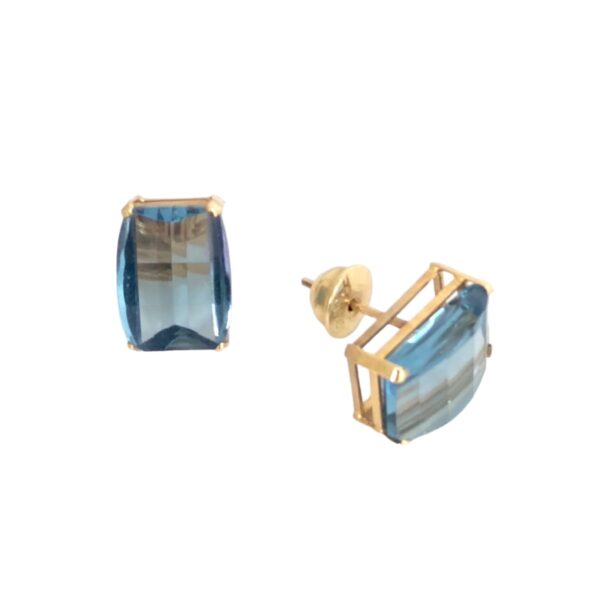 Par de Brincos Galeria Zirconia