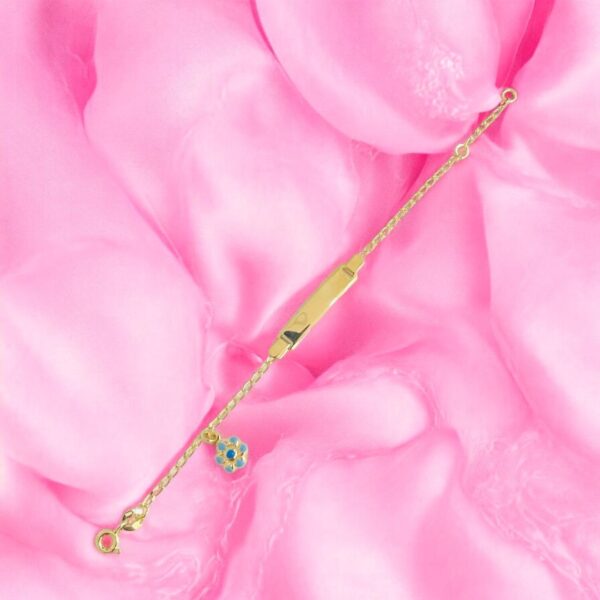 Pulseira Infantil Chapinha C/ Flor - Image 3