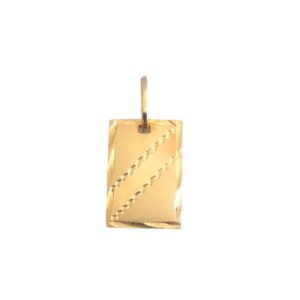 Pingente Placa Retangular