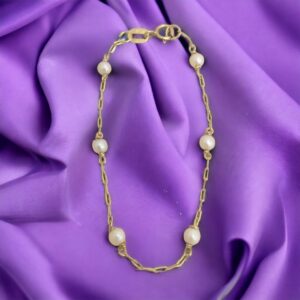 Pulseira Infantil Pérola