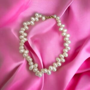 Pulseira Pérola água doce intercaladas
