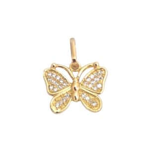 Pingente Borbolete C/ Zirconia
