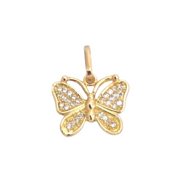 Pingente Borbolete C/ Zirconia