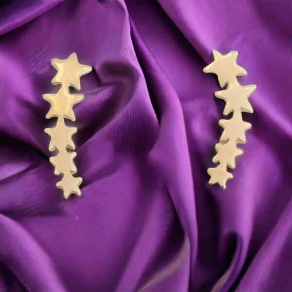 Par de Brincos Estrela Modelo Ear Cuff - Image 3