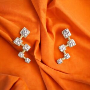 Par de Brincos Ear Cuff c/ Ródio