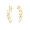 Par de Brincos Estrela Modelo Ear Cuff - Imagem 2