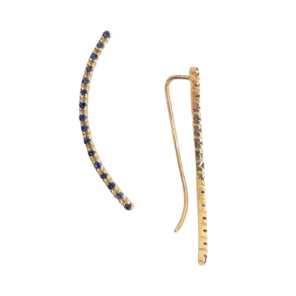 Par de Brincos Ear Cuff c/ Zirconia