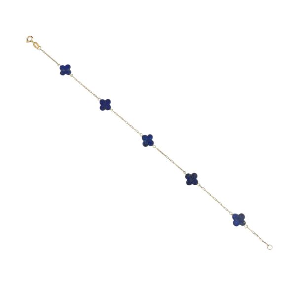 Pulseira Trevo Lápis-lazúli - Image 4