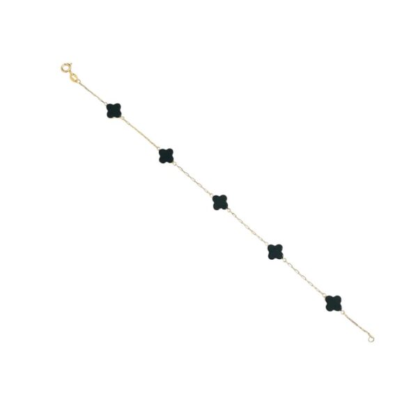 Pulseira Trevo ônix - Image 2