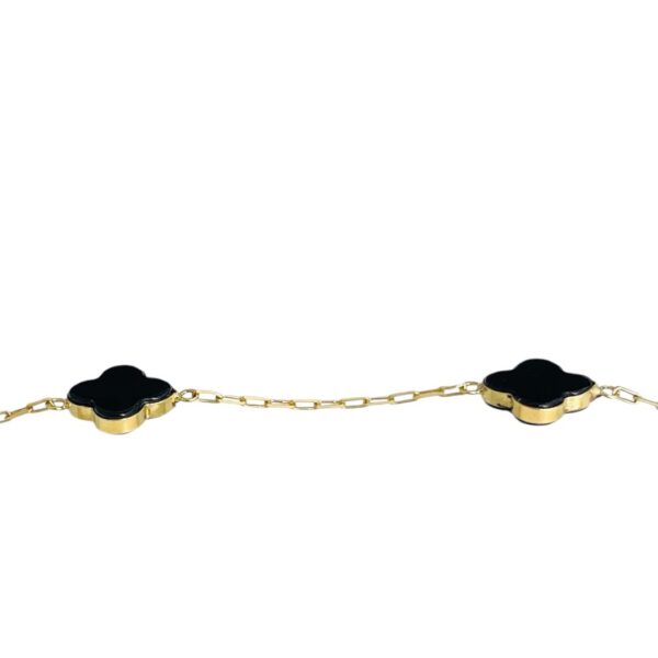 Pulseira Trevo ônix - Image 4