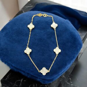 Pulseira Trevo Madre-pérola