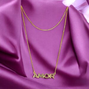 Gargantilha Amor Ouro amarelo