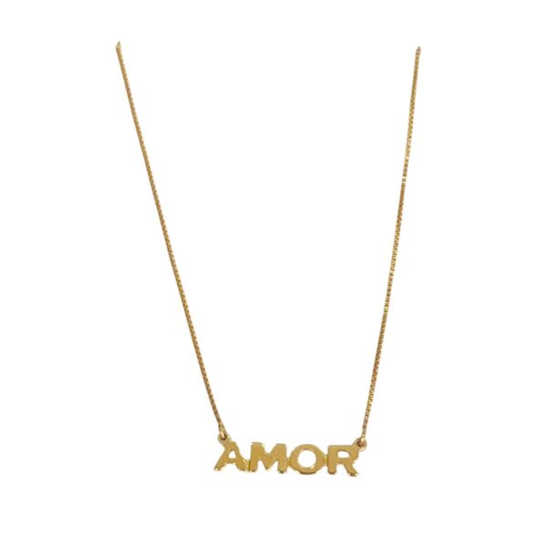 Gargantilha Amor Ouro amarelo - Image 3