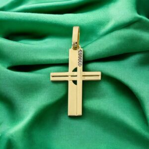 Pingente Cruz c/ Brilhantes