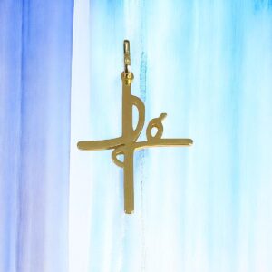 Pingente Fé Ouro Amarelo